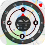 Logo of Super GPS Compass Map android Application 